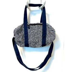 Jacadi Navy and White Liberty of London Ditsy Floral Kids Bag